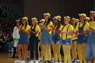 Homecoming Week at ORR
It was Homecoming Week at Old Rochester Regional High School, and October 23 was the annual ORR pep rally when students from each grade perform a skit to show school spirit. This year, the junior class took first place with its Peter Pan-themed skit. Photos by Jean Perry
