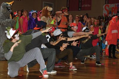 Homecoming Week at ORR
It was Homecoming Week at Old Rochester Regional High School, and October 23 was the annual ORR pep rally when students from each grade perform a skit to show school spirit. This year, the junior class took first place with its Peter Pan-themed skit. Photos by Jean Perry
