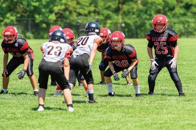 ORR Pop Warner
The ORR Pop Warner football team, led by Coach David Medeiros, topped off an undefeated season on Sunday with a 27-12 win over Taunton. Photos courtesy Phil Mello
