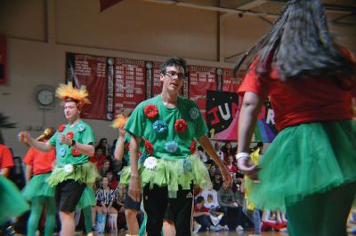 ORR Homecoming Pep Rally
Friday, October 20, was the annual Homecoming pep rally at Old Rochester Regional High School. Principal Mike Devoll said it best: “This has been the best Homecoming week ever, and this will be the best Homecoming ever!” Devoll was right on all accounts – whether it was skits or sports. Photos by Jean Perry
