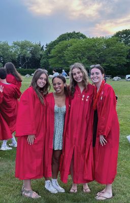 Senior Sunset
Members of the Old Rochester Regional graduating class visited Ned's Point the evening after the Senior Parade to enjoy the last senior sunset together. Photo by Ellen Scholter-Walker
