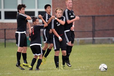 ORR Boys’ Varsity Soccer
The Old Rochester Regional High School Boys’ Varsity Soccer Team couldn’t be beat (but couldn’t quite win, either) on Monday, September 14, against Fairhaven at Hastings Middle School. The teams tied at 0-0. Photos by Colin Veitch
