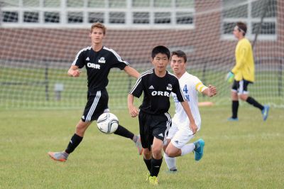 ORR Boys’ Varsity Soccer
The Old Rochester Regional High School Boys’ Varsity Soccer Team couldn’t be beat (but couldn’t quite win, either) on Monday, September 14, against Fairhaven at Hastings Middle School. The teams tied at 0-0. Photos by Colin Veitch
