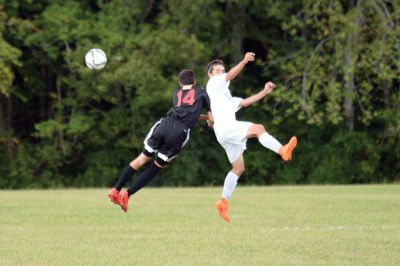 ORR Boys’ Varsity Soccer
The Old Rochester Regional High School Boys’ Varsity Soccer Team couldn’t be beat (but couldn’t quite win, either) on Monday, September 14, against Fairhaven at Hastings Middle School. The teams tied at 0-0. Photos by Colin Veitch
