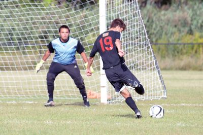 ORR Boys’ Varsity Soccer
The Old Rochester Regional High School Boys’ Varsity Soccer Team couldn’t be beat (but couldn’t quite win, either) on Monday, September 14, against Fairhaven at Hastings Middle School. The teams tied at 0-0. Photos by Colin Veitch
