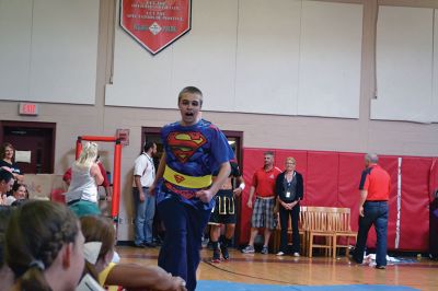 ORR Spirt Week
It was seniors versus juniors versus sophomores versus freshman at the Old Rochester Regional High School Homecoming Pep Rally on Friday, October 17. Every year, each grade competes against each other for best skit, traditionally an ORR-themed parody of a movie. Can you guess what each grade level chose for their skit? Photos by Jean Perry
