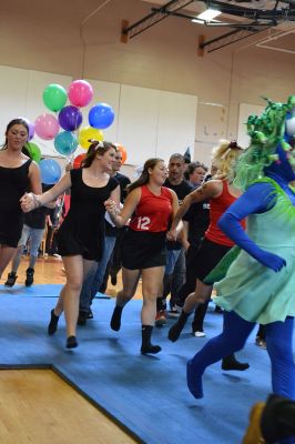 ORR Spirt Week
It was seniors versus juniors versus sophomores versus freshman at the Old Rochester Regional High School Homecoming Pep Rally on Friday, October 17. Every year, each grade competes against each other for best skit, traditionally an ORR-themed parody of a movie. Can you guess what each grade level chose for their skit? Photos by Jean Perry
