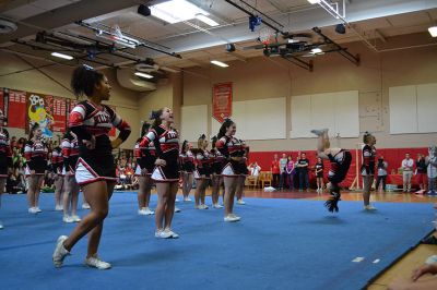 ORR Spirt Week
It was seniors versus juniors versus sophomores versus freshman at the Old Rochester Regional High School Homecoming Pep Rally on Friday, October 17. Every year, each grade competes against each other for best skit, traditionally an ORR-themed parody of a movie. Can you guess what each grade level chose for their skit? Photos by Jean Perry
