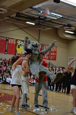 ORR Spirt Week
It was seniors versus juniors versus sophomores versus freshman at the Old Rochester Regional High School Homecoming Pep Rally on Friday, October 17. Every year, each grade competes against each other for best skit, traditionally an ORR-themed parody of a movie. Can you guess what each grade level chose for their skit? Photos by Jean Perry
