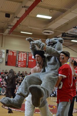 ORR Spirt Week
It was seniors versus juniors versus sophomores versus freshman at the Old Rochester Regional High School Homecoming Pep Rally on Friday, October 17. Every year, each grade competes against each other for best skit, traditionally an ORR-themed parody of a movie. Can you guess what each grade level chose for their skit? Photos by Jean Perry
