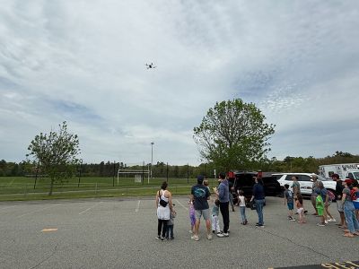 Touch A Truck
A “Touch A Truck” event was hosted at Old Rochester Regional High School on Saturday, May 17. Present were semi-trucks, a school bus, police cruisers, an ambulance, and other smaller vehicles like a side-by-side. Other than trucks, there was a police drone demonstration and stations for arts and crafts. Photos by Sam Bishop
