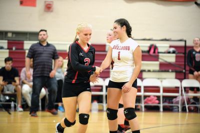 ORR Girls’ Volleyball Team
The ORR Girls’ Volleyball Team gave it their best on September 14 versus Fairhaven, but lost the third game in the series. They are at a loss of 1-3 games so far in the five-game series, but still have a chance at the overall win. Photos by Colin Veitch
