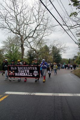 Old Rochester Youth Baseball League
The first Opening Day since 2019 brought out Old Rochester Youth Baseball League players and their families on Saturday morning in Rochester. A parade began at the Dexter Lane baseball complex and made its way to Gifford Park, where ORYB’s David Arancio recognized the many years of service from Derek Mello, Peter Vieira and David Nelson, who all threw ceremonial first pitches. Players in their final season were also recognized. Photos by Mick Colageo
