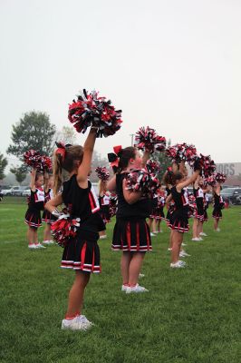 Old Rochester Youth Football
Cheerleaders as well as football players are digging into the fall season, as the Old Rochester Youth Football program hosted Dighton-Rehoboth for a set of age-group games on Sunday at the high school football field. Photos by Mick Colageo
Keywords: Old Rochester Youth Football