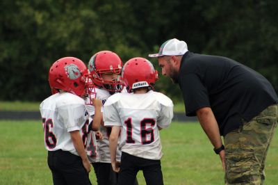 Old Rochester Youth Football
It was a great day for all of the Bulldog divisions in the home opener for Old Rochester Youth Football vs. East Bay on Sunday. Tiny Mites won 18-12, junior pee wees 31-7, pee wees 28-6 and JV 14-6. Photos courtesy of ORYF. 
