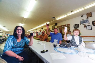 Oktoberfest Celebration
Were you wearing your lederhosen with a stein of lager in your hand while dancing the Schuhplattler and blowing the Alpine horn at Marion’s first Oktoberfest celebration September 13? The weather held out for Oktoberfest revelers at the Marion VFW where there were traditional dance performances, music, food, and of course – beer! Photo by Felix Perez
