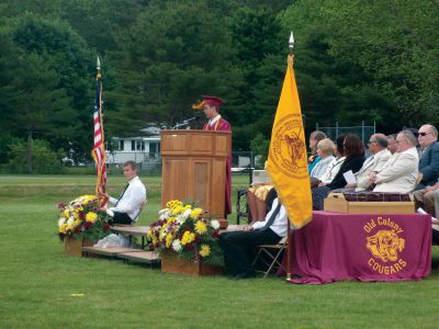 Old Colony Graduation
On Sunday, June 3, the class of 2012 graduated from Old Colony Regional Vocational Technical High School in Rochester. Donned in gowns of cranberry and gold, the graduates participated in a ceremony that was just about an hour along, and highlighted by several speeches. Photos by Laura Fedak Pedulli. 
