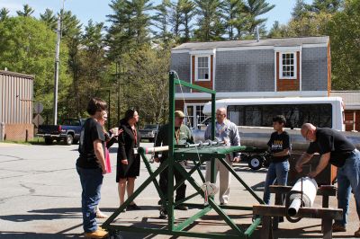 OC Creates
OCRVTHS students Felisha Shiner, Sky Bowker, and Nat Nicolosi gave a presentation and unveiled the first OC Creates joint venture with their client, Anchor Insulation, on May 18. Rep. Bill Straus was present to hear about the school’s plan to work with small and emerging businesses to develop prototypes to assist with industrial functions of their businesses. OC Creates will provide the students with inter-disciplinary partnerships within the school while experiencing real-world business strategies and prob
