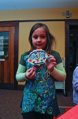 Library Crafts
On Saturday, December 19, 2009, the Mattapoisett Free Public Library hosted a ornament-making session. Children made seaside-themed holiday ornaments that included seashells, starfish, whelks, and everyone's favorite, Salty the Seahorse. Photo by Felix Perez.
