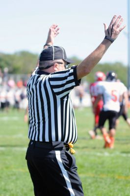 ORR Football
Old Rochester Regional beat Lee High 21-7 last weekend in its season opener. The Bulldog defense held Lee to 77 total yards. Photo by Felix Perez. 
