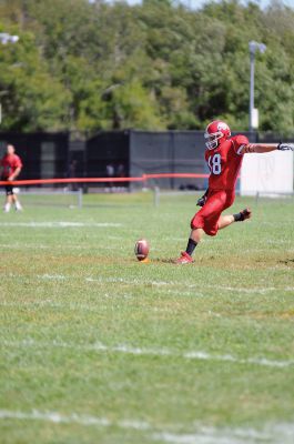 ORR Football
Old Rochester Regional beat Lee High 21-7 last weekend in its season opener. The Bulldog defense held Lee to 77 total yards. Photo by Felix Perez. 
