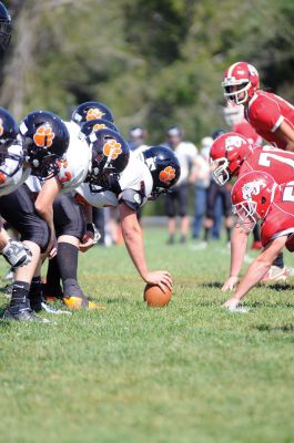 ORR Football
Old Rochester Regional beat Lee High 21-7 last weekend in its season opener. The Bulldog defense held Lee to 77 total yards. Photo by Felix Perez. 
