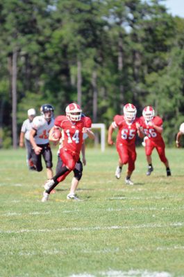 ORR Football
Old Rochester Regional beat Lee High 21-7 last weekend in its season opener. The Bulldog defense held Lee to 77 total yards. Photo by Felix Perez. 
