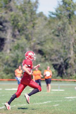 ORR Football
Old Rochester Regional beat Lee High 21-7 last weekend in its season opener. The Bulldog defense held Lee to 77 total yards. Photo by Felix Perez. 
