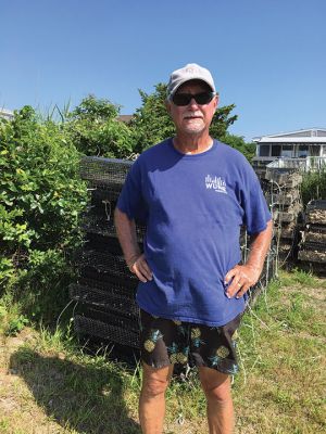 Mattapoisett Town Oyster Farmer
Bill Mansfield has become the de facto Mattapoisett town oyster farmer, overseeing the town’s oyster farming program since 2014. His efforts coupled with a crew of about 20 other volunteers has taken on the labor-intensive work of rearing young oysters to maturity in Pine Island Pond. When the shellfish beds are open in the fall, recreational license holders will reap the benefits. Photos by Marilou Newell
