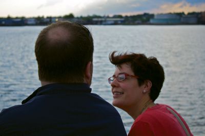 Charles Pickles Cruise
Sarah Gaunt attended culinary school with Pickles and attends the cruise each year to help honor his memory. Photo by Eric Tripoli.
