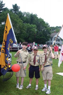 4th of July Parade
Marion celebrated the country's birthday in style with their annual Benjamin Cushing VFW Post 2425 Independence Day parade on July 4, 2011. The winner of "Best in Parade" were the Girl Scouts, who won $100 for their parade float. Photos by Joan Hartnett-Barry.
