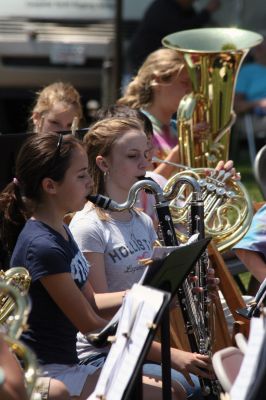 Park Concert
The Old Rochester Regional Junior High School band and chorus performed to a crowd on the morning of May 27, 2010 at the Shipyard Park gazebo. The concert included some favorites, like Someone to Watch Over Me, a Little Shop of Horrors medley, and music from Harry Potter and Star Wars. Photo by Anne OBrien-Kakley.
