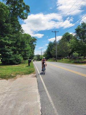 Patriot Half Triathlon
Riders and runners navigated overlapping courses on North Street in Rochester during the Patriot Half Triathlon held on June 15. Photos by Mick Colageo

