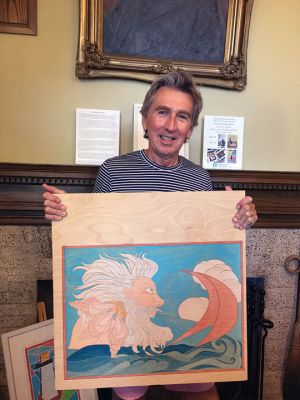 Peter Michael Martin
Mattapoisett artist Peter Michael Martin's works are on display in a show titled "Close to Home" through October 14 at the Mattapoisett Library. Photos by Marilou Newell
