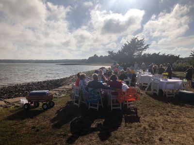 3rd annual Great Community Picnic 
Beautiful scenery and a lively communal spirit thrived at the Munro Preserve for the 3rd annual Great Community Picnic hosted by the Mattapoisett Land Trust and Historical Society. Photos by Caleb Jagoda
