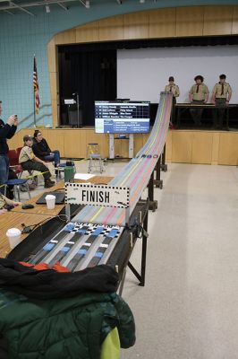 Pinewood Derby 
The Cub Scouts Pack 31 hosted a Pinewood Derby on February 3 at Rochester Memorial School. Photos by Mick Colageo
