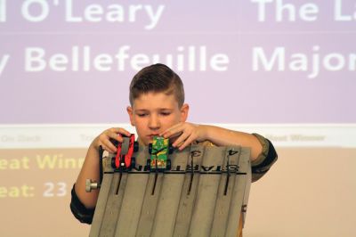 Pinewood Derby
Cub Scouts Pack 30 held its annual Pinewood Derby on Saturday, January 13 at Rochester Memorial School. The pinewood derby is a tradition that was started back in 1963 in Manhattan Beach, California and persists to this day. In addition to placing as the fastest cars, the scouts’ cars are also awarded for design and creativity. Photos by Jean Perry
