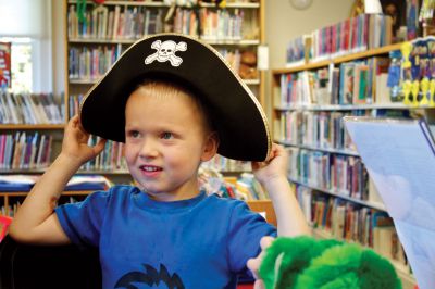 Talk Like A Pirate Day
Jacob Bessey shows off his pirate hat during Plumb Library’s celebration of International Talk Like A Pirate Day, on September 19, 2012.  Photo by Eric Tripoli.
