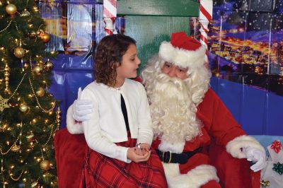 Pizza with Santa
It’s never Christmas in Marion until you’ve sat on Santa’s lap followed by a slice of pizza. Sunday was the annual Pizza with Santa, hosted by the Marion Police Brotherhood. Guests brought donated toys for families in need and enjoyed a hot slice of pizza with the man of the hour. Photos by Jean Perry 
