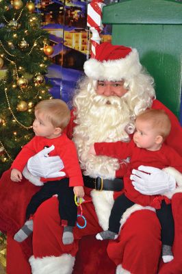 Pizza with Santa
It’s never Christmas in Marion until you’ve sat on Santa’s lap followed by a slice of pizza. Sunday was the annual Pizza with Santa, hosted by the Marion Police Brotherhood. Guests brought donated toys for families in need and enjoyed a hot slice of pizza with the man of the hour. Photos by Jean Perry 
