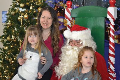 Pizza with Santa
It’s never Christmas in Marion until you’ve sat on Santa’s lap followed by a slice of pizza. Sunday was the annual Pizza with Santa, hosted by the Marion Police Brotherhood. Guests brought donated toys for families in need and enjoyed a hot slice of pizza with the man of the hour. Photos by Jean Perry 
