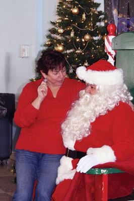 Pizza with Santa
It’s never Christmas in Marion until you’ve sat on Santa’s lap followed by a slice of pizza. Sunday was the annual Pizza with Santa, hosted by the Marion Police Brotherhood. Guests brought donated toys for families in need and enjoyed a hot slice of pizza with the man of the hour. Photos by Jean Perry 
