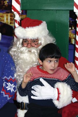 Pizza with Santa
It’s never Christmas in Marion until you’ve sat on Santa’s lap followed by a slice of pizza. Sunday was the annual Pizza with Santa, hosted by the Marion Police Brotherhood. Guests brought donated toys for families in need and enjoyed a hot slice of pizza with the man of the hour. Photos by Jean Perry 
