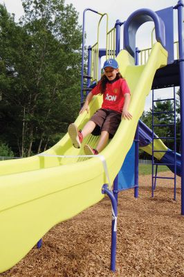 Rochester Memorial School Playground
Scores of Rochester Memorial School students, staff, and parents – as well as ORR School District Superintendent Doug White – gathered to celebrate the official opening of their new playground on Monday, constructed last month by volunteers. “It took a village to get this done,” said faculty member Craig Davignon during the festivities. “It’s proud day for our entire community.” New principal Derek Medeiros spoke, as well. Photo by Shawn Badgley 
