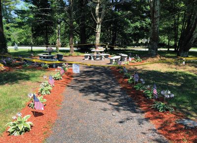 Eagle Scout Project
Colin Mackin, a candidate for Eagle Scout, has been working on a project at the Plumb Library in Rochester building a garden/picnic area that the library is calling "The Hundred Acre Woods". The project was officially opened and dedicated on Wednesday, June 26. Photos by Kelly Smith Photography
Keywords: Eagle Scout Project