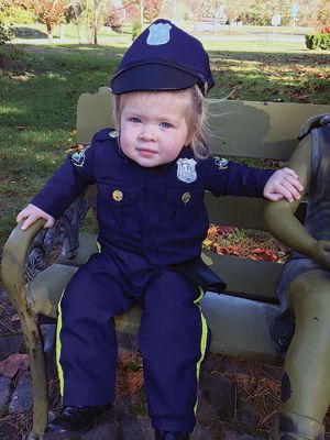 Plumb Library
Children flocked to the Plumb Library on October 29 to enjoy treats, games and face painting in an event aptly named Halloween Fun at the Plumb. Pictured are Rochester’s youngest officer, Holland Bonbille, and library volunteers Emily Daniel as Oscar the Grouch and Maisie McLacklan-Post. Photos by Marilou Newell
