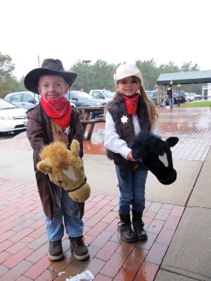 Rochester Halloween
Yee haw! Git along little doggies! Cowboy Colin Sweet and Cowgirl Lauren Kelley rounded up some fun at the October 29, 2011 Plumb Corner Halloween party. Photo by Shawn Sweet.
