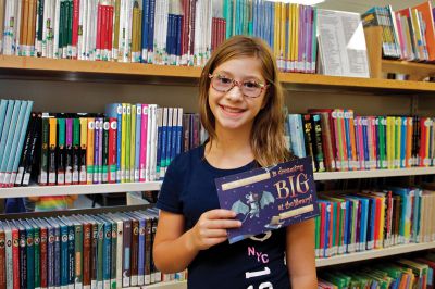 Summer Reading Program
Ava DeMaggio was the top reader in the Teens/Tweens category for Most Hours Read.  Miss DeMaggio logged a whopping 242 hours spent reading this summer. Photo by Eric Tripoli. 
