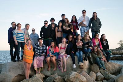 Taking the Plunge
Students from the ORRHS and Sonora High School AFS clubs go for a swim in the Atlantic on Saturday, March 17, 2012. Photo by Eric Tripoli
