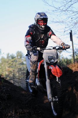 Pilgrim Sands Trail Riders
Dozens of skilled dirt bikers converged on the Pilgrim Sands Trail Riders’ race in Mattapoisett on Sunday morning. The course covered both grass track and woods. Photos by Felix Perez.
